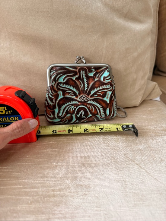 Patricia Nash Handbags - Patricia Nash “Borse”Tooled Floral Leather Coin Purse